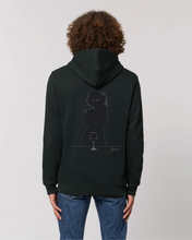 Lade das Bild in den Galerie-Viewer, Sweatshirt Hoodie: Lässiger Lutz "SIVAN - JUST A GLASS OF WINE" Print