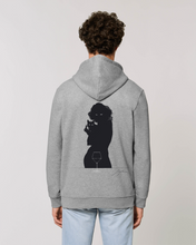 Lade das Bild in den Galerie-Viewer, Sweatshirt Hoodie: Lässiger Lutz "SIVAN - JUST A GLASS OF WINE" Print