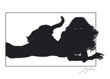 Lade das Bild in den Galerie-Viewer, T-Shirt: Kräftiger Karl "SIVAN- FIERCE" Print