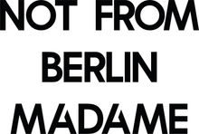Lade das Bild in den Galerie-Viewer, Sweatshirt Hoodie: Lässiger Lutz "MADAME" Print