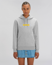 Lade das Bild in den Galerie-Viewer, Sweatshirt Hoodie: Gute Gerda "BRAUNSCHWEIGER MÄDEL" Block Print Gelb