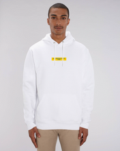 Lade das Bild in den Galerie-Viewer, Sweatshirt Hoodie: Lässiger Lutz "BRAUNSCHWEIGER JUNG" Block Print Gelb