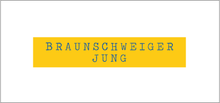 Lade das Bild in den Galerie-Viewer, Sweatshirt Hoodie: Lässiger Lutz "BRAUNSCHWEIGER JUNG" Block Print Gelb