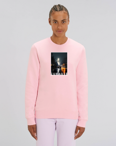 Sweatshirt Crewneck: Zarte Zora "ZUHAUSE" Print