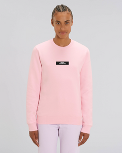 Sweatshirt Crewneck: Zarte Zora "LOKALARROGANZ" Block Print