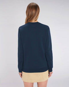 Sweatshirt Crewneck: Zarte Zora "BRAUNSCHWEIGER MÄDEL" Print