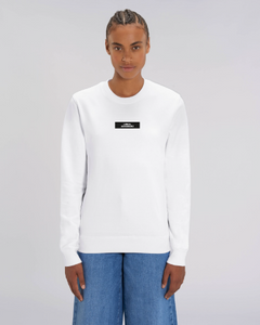Sweatshirt Crewneck: Zarte Zora "LOKALARROGANZ" Block Print