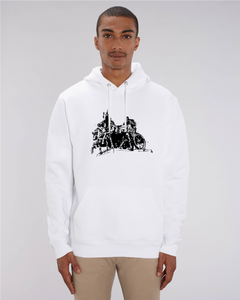 Sweatshirt Hoodie: Lässiger Lutz "Quadriga" Print