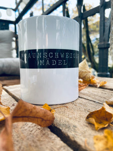 Tasse: Breite Berta "BRAUNSCHWEIGER MÄDEL" Print