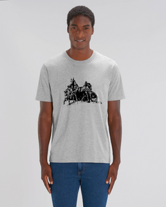 T-Shirt: Kräftiger Karl "QUADRIGA" Print