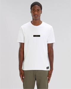 T-Shirt: Kräftiger Karl "LOKALARROGANZ" Block Print Bunt