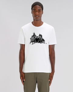 T-Shirt: Kräftiger Karl "QUADRIGA" Print