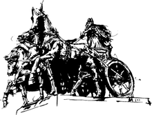 Lade das Bild in den Galerie-Viewer, Tasse: Kantiger Kurt &quot;QUADRIGA&quot; Print
