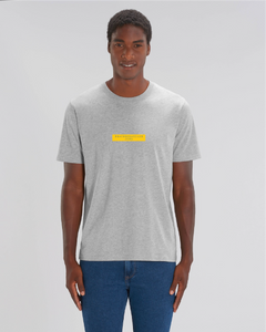 T-Shirt: Kräftiger Karl "BRAUNSCHWEIGER JUNG" Block Print Gelb