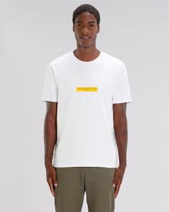 T-Shirt: Kräftiger Karl "BRAUNSCHWEIGER JUNG" Block Print Gelb